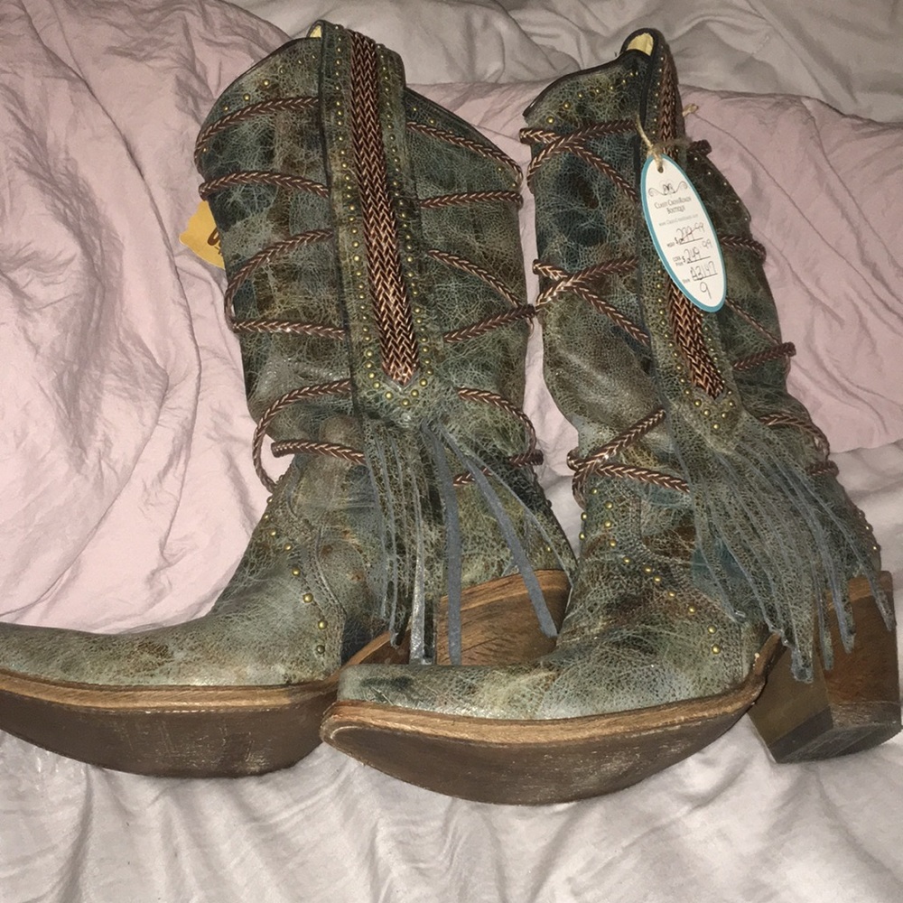 Corral Vintage Cowgirl Boots Size 9 Style A3147